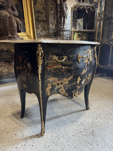 Mobilier Commode - Commode en laque de Chine du XIXe siècle