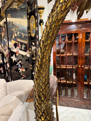 Lampadaire palmier de la Maison Jansen - Antiquités Simon