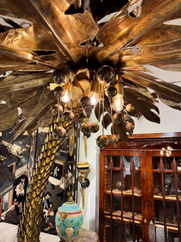 XXe siècle - Lampadaire palmier de la Maison Jansen