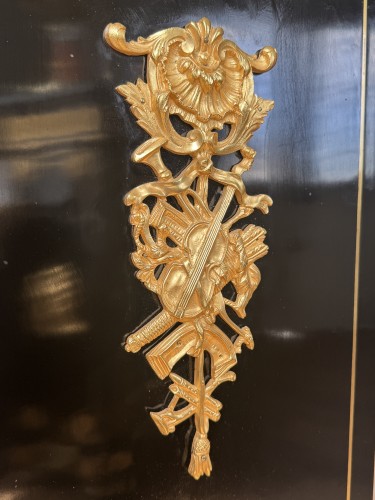 Antiquités - Armoire en marqueterie Boulle d’époque Napoléon III