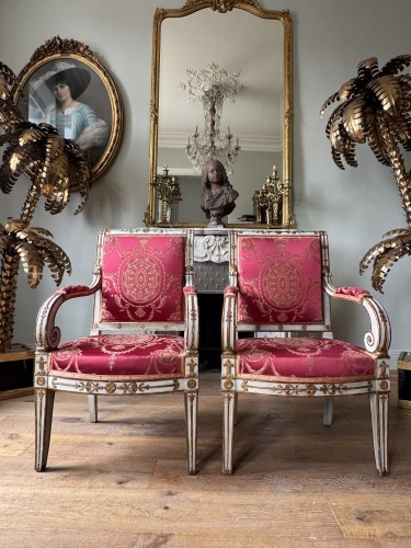 Sièges Fauteuil & Bergère - Paire de fauteuils d’époque Empire