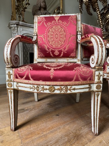 XIXe siècle - Paire de fauteuils d’époque Empire
