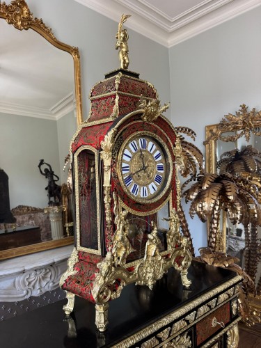 Horlogerie Cartel - Cartel en marqueterie Boulle estampillé de Henri Picard (1840-1890) 