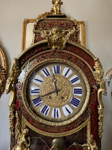 Cartel en marqueterie Boulle estampillé de Henri Picard (1840-1890)  - Antiquités Simon