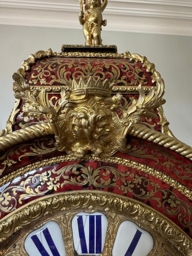 XIXe siècle - Cartel en marqueterie Boulle estampillé de Henri Picard (1840-1890) 