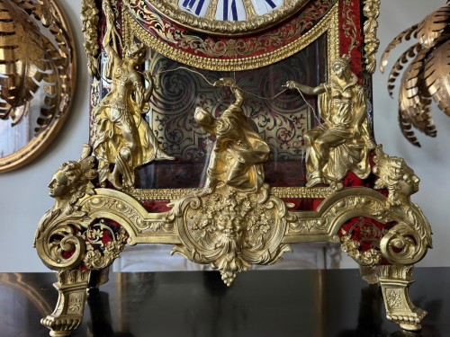 Napoléon III - Cartel en marqueterie Boulle estampillé de Henri Picard (1840-1890) 