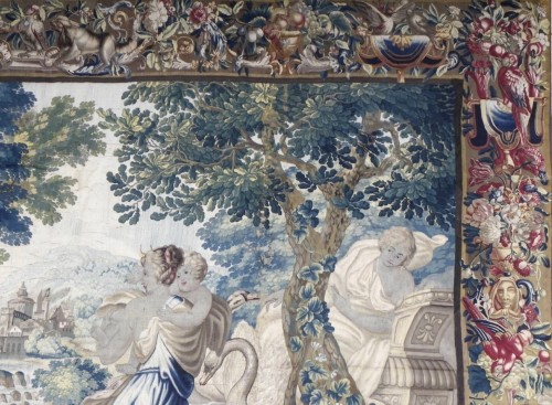 Tapisserie de Bruxelles XVIIe « Les amours des dieux » - Tapisserie & Tapis Style Louis XIV