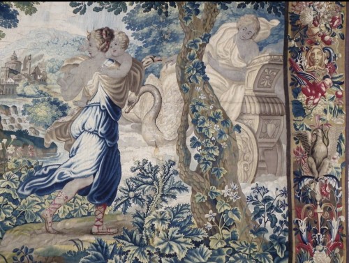 Tapisserie de Bruxelles XVIIe « Les amours des dieux » - Antiquités Simon