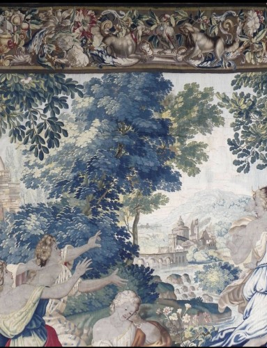 Tapisserie de Bruxelles XVIIe « Les amours des dieux » - Louis XIV