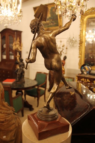 A find in Pompeii - Bronze by Hippolyte Alexandre MOULIN (1832-1884) - 