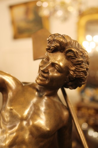  - Une trouvaille à Pompéi - Bronze d'Hippolyte Alexandre MOULIN (1832-1884)
