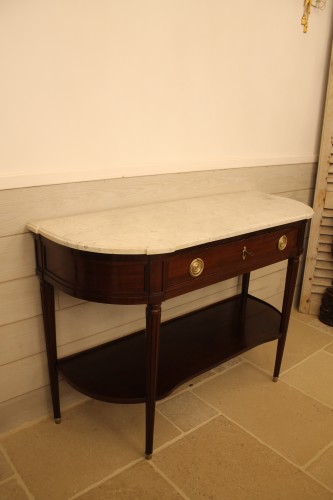 Louis XVI console, stamped by Fidelys SCHEY - 