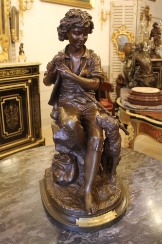  - AIZELIN Eugène-Antoine (1821-1902) Shepherd Sculptor