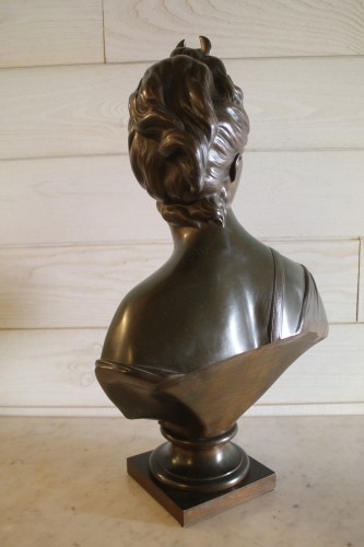 XIXe siècle - Charles GAUTIER Bronzier - Buste de Diane