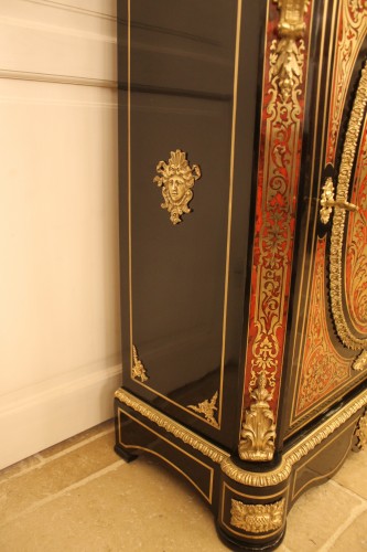 XIXe siècle - Meuble à hauteur d'appui en marqueterie Boulle, époque Napoléon III