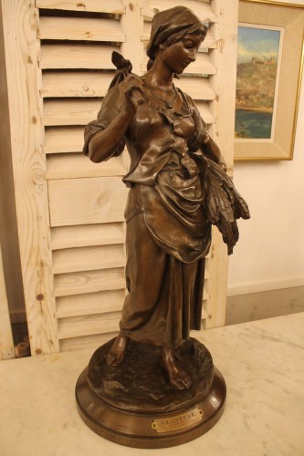 AIZELIN Eugène-Antoine (1821-1902) - Glaneuse - Sculpture Style 