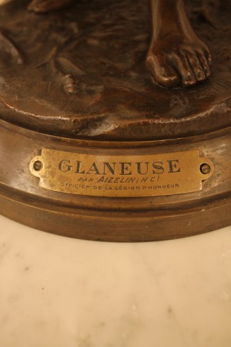 AIZELIN Eugène-Antoine (1821-1902) - Glaneuse - 