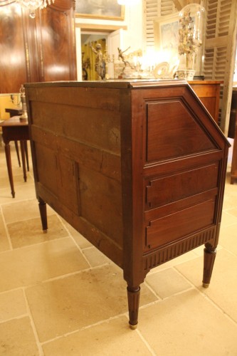 Antiquités - Louis XVI sloping desk in solid mahogany, Bordeaux