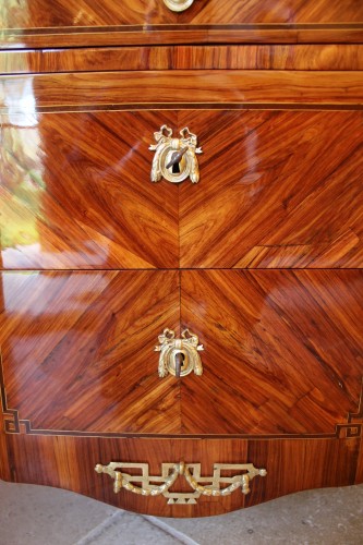 Antiquités - Transitional chest of drawers stamped I.G.SCHLICHTIG
