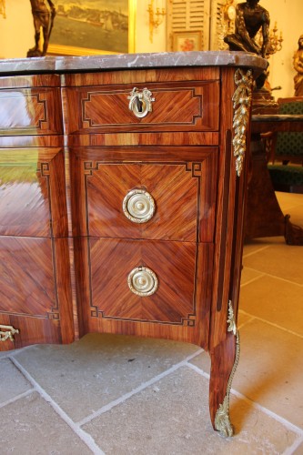 Antiquités - Transitional chest of drawers stamped I.G.SCHLICHTIG