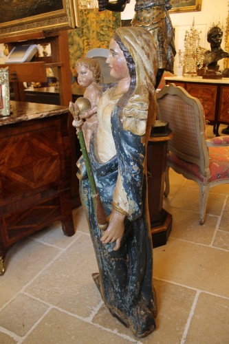 Grande Vierge à l'Enfant, époque XVIIIe - 