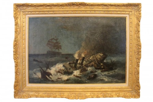 FONECHE André (1851-1942) – Scène de naufrage