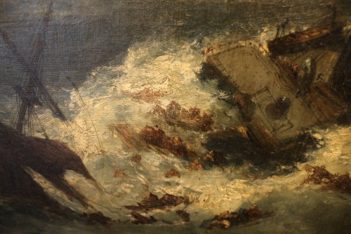 FONECHE André (1851-1942) – Scène de naufrage - 