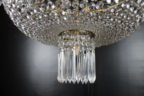 Baccarat – Important lustre plafonnier, circa 1900 - 