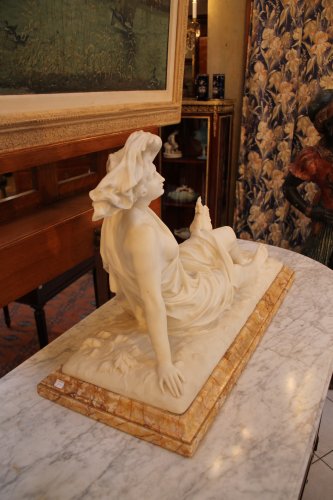 Sculpture en marbre de François PERRAUD - Antiquités Thierry Martin
