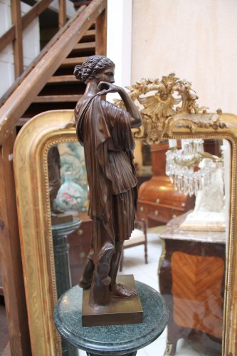 Sculpture en bronze de la Diane de Gabies, époque XIXe siècle - Sculpture Style 