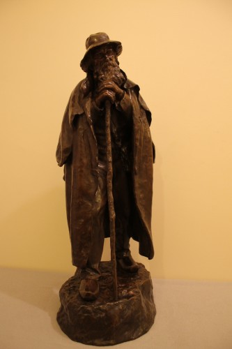 Le Berger, bronze de Marius REMONDOT fonte Thiébaut, Fumière et Gavignot - Antiquités Thierry Martin