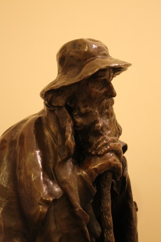 Le Berger, bronze de Marius REMONDOT fonte Thiébaut, Fumière et Gavignot - 