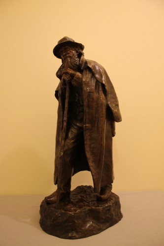  - Le Berger, bronze de Marius REMONDOT fonte Thiébaut, Fumière et Gavignot