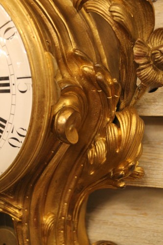 Horlogerie Cartel - Cartel Louis XV en bronze doré