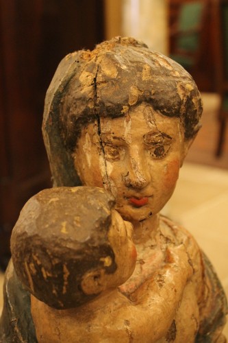 Vierge à l'enfant XVIIe siècle - 
