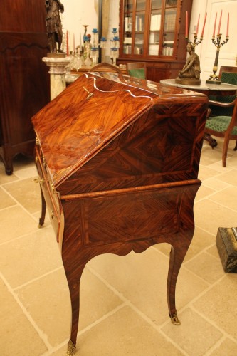 Mobilier Bureau et Secrétaire - Bureau de pente d'époque Louis XV