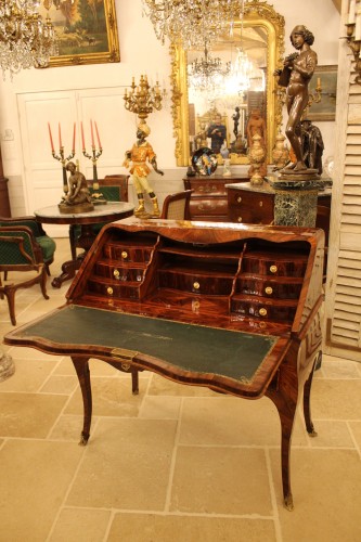 Bureau de pente d'époque Louis XV - Louis XV