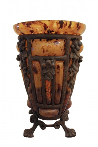 Vase Daum Nancy et Louis Majorelle