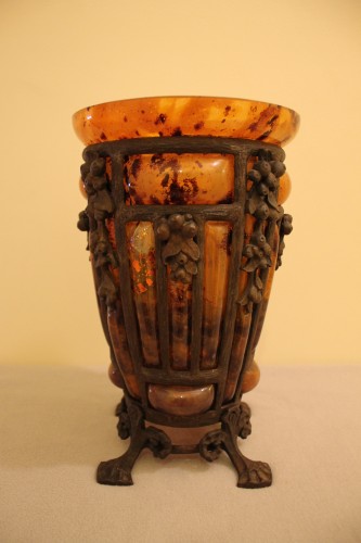 Vase Daum Nancy et Louis Majorelle - Verrerie, Cristallerie Style Art nouveau