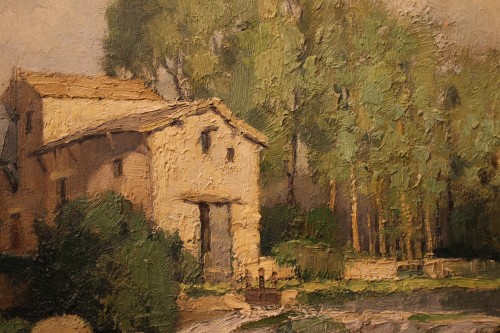 Tableaux et dessins Tableaux du XXe siècle - Georges Charles ROBIN (1903-2003) - Moulin de Chariet près de Boussay