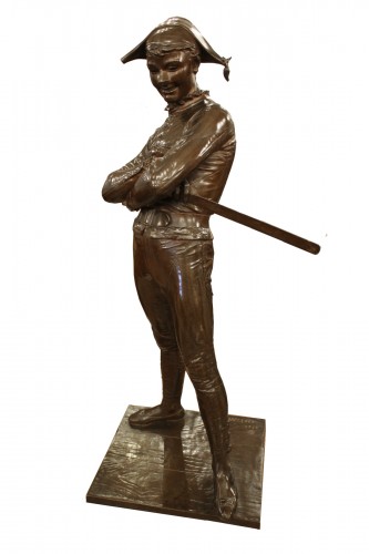 Arlequin - Bronze de René de SAINT-MARCEAUX (1845-1915)