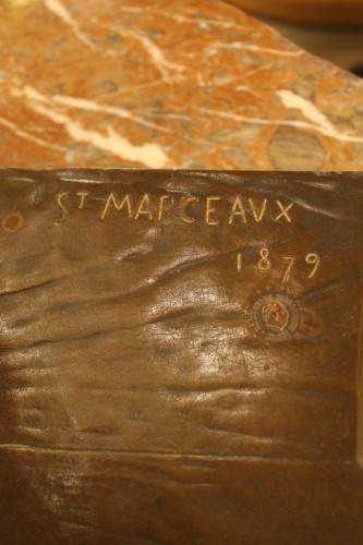 Arlequin - Bronze de René de SAINT-MARCEAUX (1845-1915) - 