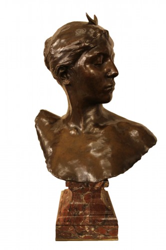 Buste de Diane Chasseresse - Alexandre FALGUIERE (1831-1900)