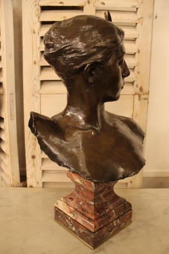  - Buste de Diane Chasseresse - Alexandre FALGUIERE (1831-1900)