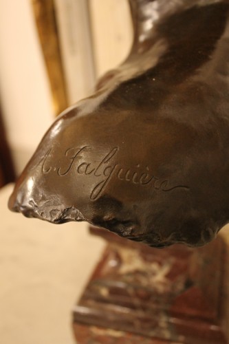 Antiquités - Bust of Diana the Huntress - Alexandre FALGUIERE (1831-1900)