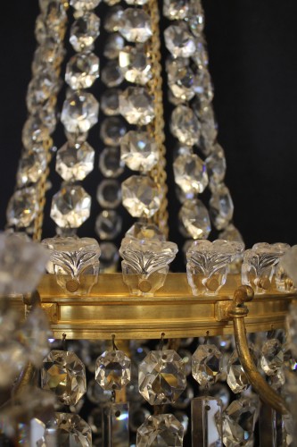 19th century - Baccarat - Crystal Balloon Chandelier, late 19th century