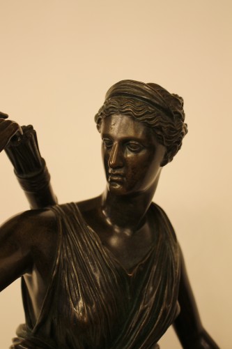 Sculpture Sculpture en Bronze - Diane Chasseresse, Barbedienne fondeur