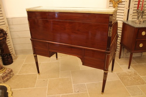 Furniture  - Louis XVI cylinder desk attributed to Fidelys SCHEY