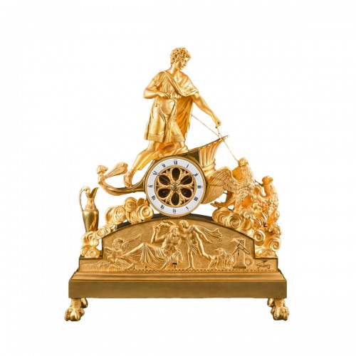 Empire Chariot Clock “Ganymede” Attributed To Pierre-Philippe Thomire
