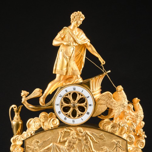 Ganymède sur son char, Pendule Empire attribuée à Pierre-Philippe Thomire - Horlogerie Style Empire